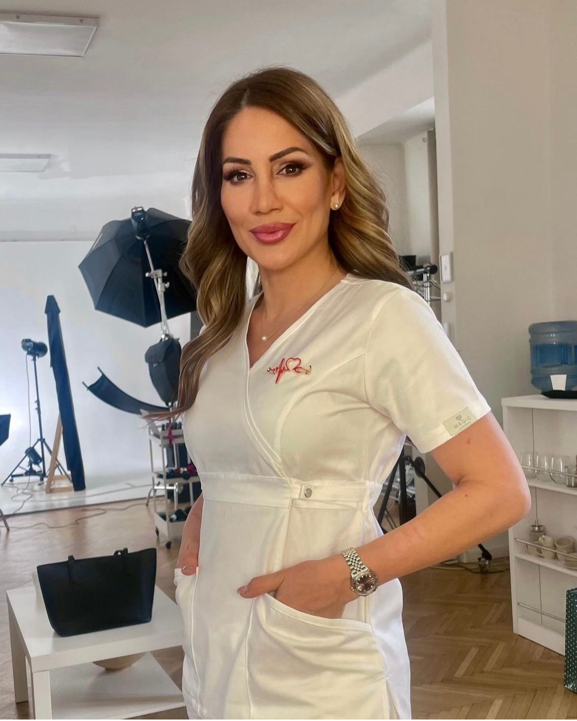 Lux - Magic uniforms, Medicnska uniforma Lux u beloj boji